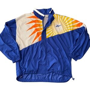 Reebok 90s VTG Retro Windbreaker Size:‎ Large
